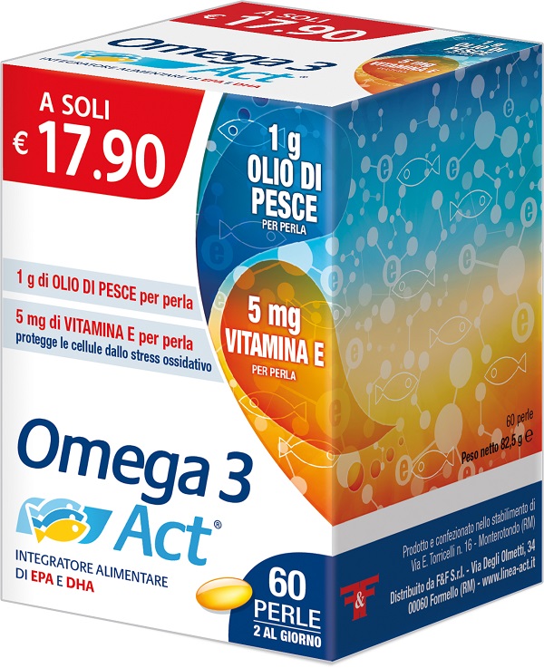 OMEGA 3 ACT 1G 60 PERLE - Farmacia De Pasquale