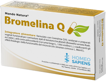 BROMELINA Q MONDO NATURA 30 COMPRESSE - Farmacia De Pasquale
