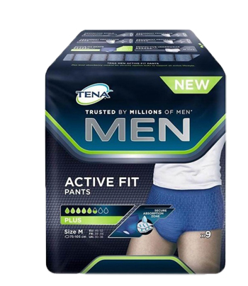 PULL UP UOMO TENA MEN PANTS ACTIVE FIT M 9 PEZZI - Farmacia De Pasquale