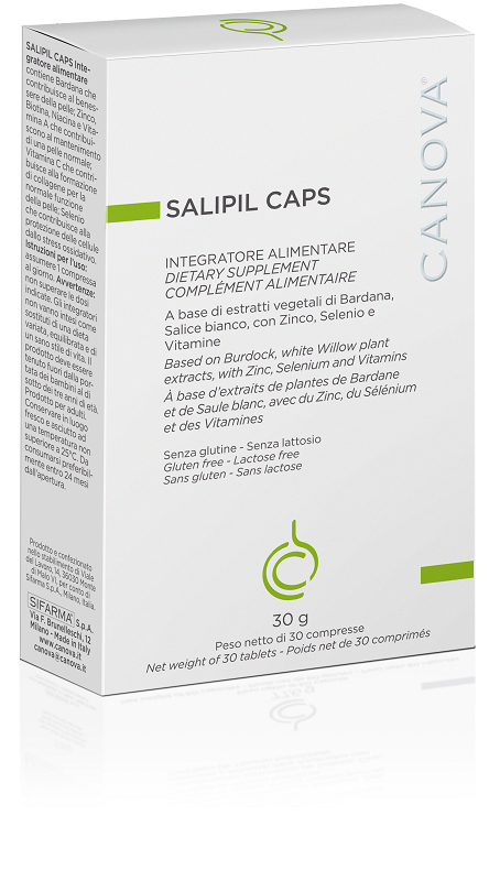 CANOVA SALIPIL CAPS 30 COMPRESSE NUOVA CONFEZIONE - Farmacia De Pasquale