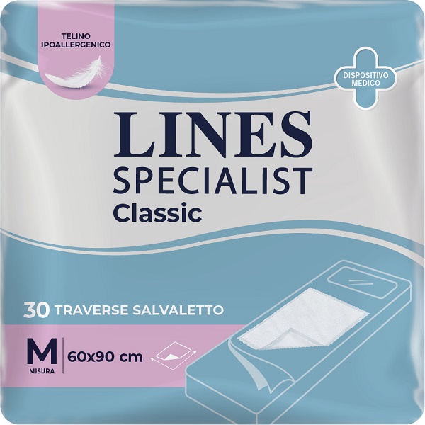 TRAVERSA ASSORBENTE LINES SPECIALIST CLASSIC MISURA 60X90 CM 30 PEZZI - Farmacia De Pasquale
