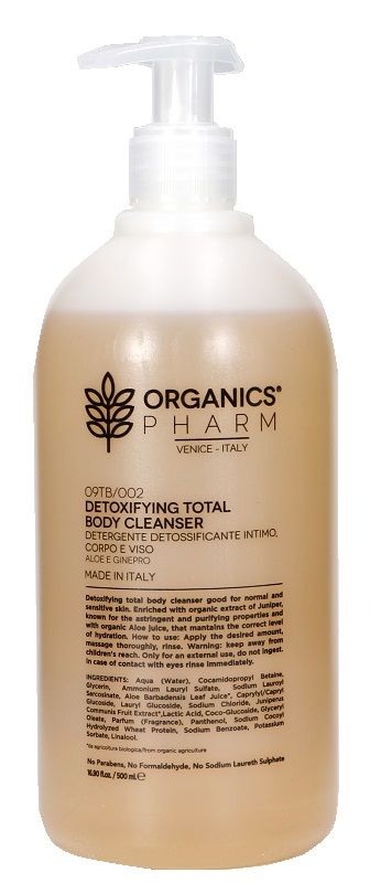 ORGANICS PHARM DETOXIFYING TOTAL BODY CLEANSER 500 ML - Farmacia De Pasquale