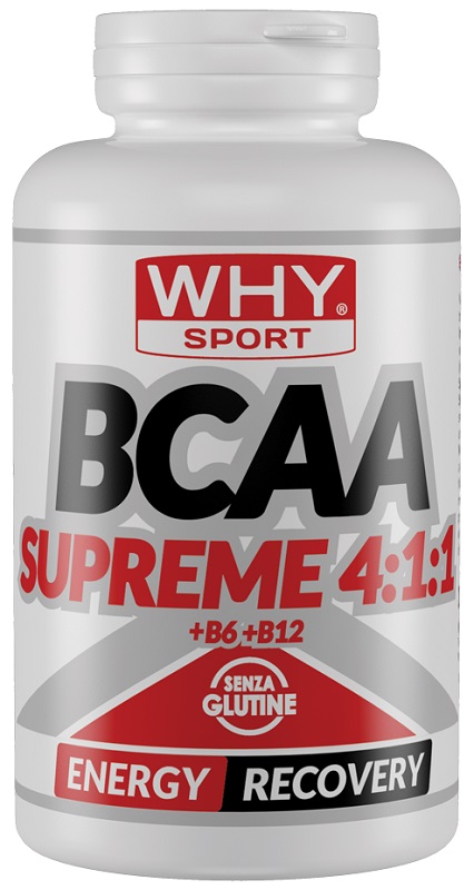 WHYSPORT BCAA SUPREME 4:1:1 + B6 + B12 200 COMPRESSE - Farmacia De Pasquale