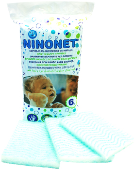 NINONET SPUGNETTA SAPONATA PER BIMBI 6 PEZZI - Farmacia De Pasquale
