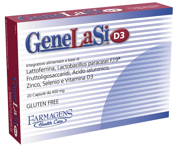 GENELASI D3 20 CAPSULE 450 MG - Farmacia De Pasquale