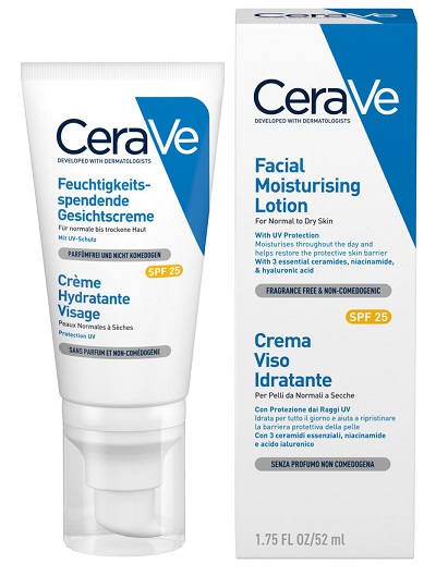 CERAVE CREMA VISO IDRATANTE SPF25 52 ML - Farmacia De Pasquale