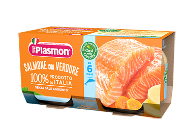 PLASMON OMOGENIZZATO SALMONE 4 X 80 G - Farmacia De Pasquale