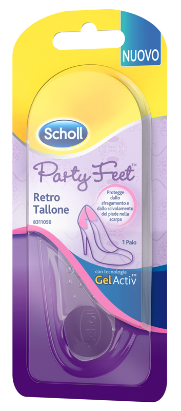 PLANTARE ORTOPEDICO PER RETRO TALLONE PARTY FEET SCHOLL GEL ACTIV 1 PAIO - Farmacia De Pasquale