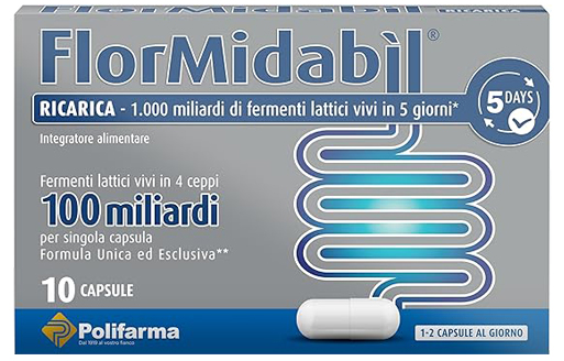 FLORMIDABIL RICARICA 10 CAPSULE - Farmacia De Pasquale