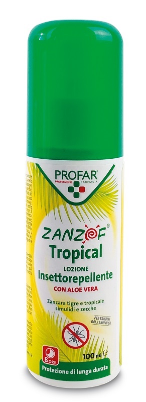 ZANZOF TROPICAL FORTE SPRAY DEET 19,5% 100 ML PROFAR - Farmacia De Pasquale