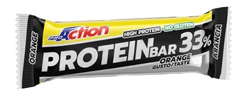 PROACTION PROTEIN BAR 33% ARANCIA 50 G - Farmacia De Pasquale