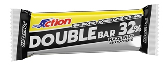 PROACTION DOUBLE BAR 32% NOCCIOLA CARAMELLO 60 G - Farmacia De Pasquale