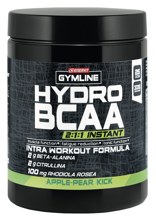 GYMLINE MUSCLE HYDRO BCAA INSTANT APPLE & PEAR POLVERE 335 G - Farmacia De Pasquale