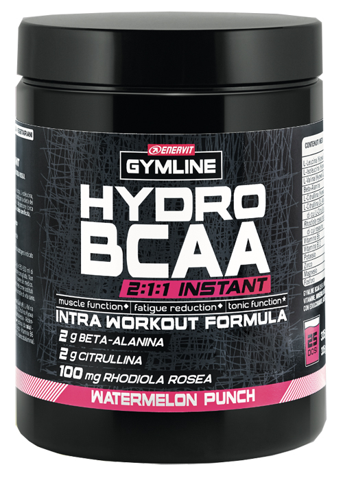 GYMLINE MUSCLE HYDRO BCAA INSTANT WATERMELON POLVERE 335 G - Farmacia De Pasquale