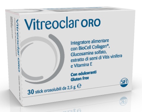 VITREOCLAR ORO 30 BUSTINE OROSOLUBILI DA 2,5 G - Farmacia De Pasquale