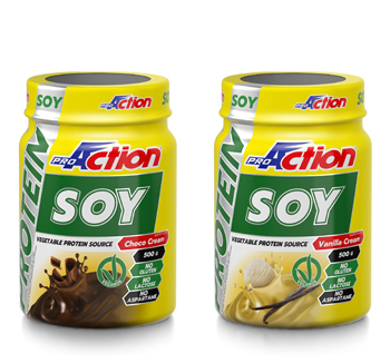 PROACTION SOY PROTEIN CHOCO CREAM 500 G - Farmacia De Pasquale