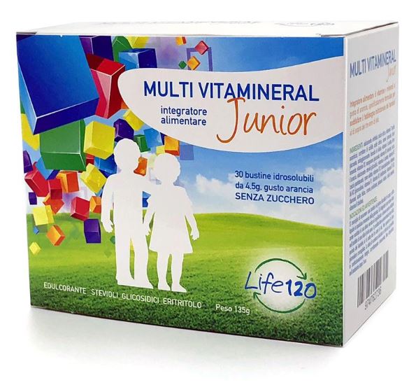 MULTI VITAMINERAL JUNIOR 30 BUSTINE - Farmacia De Pasquale
