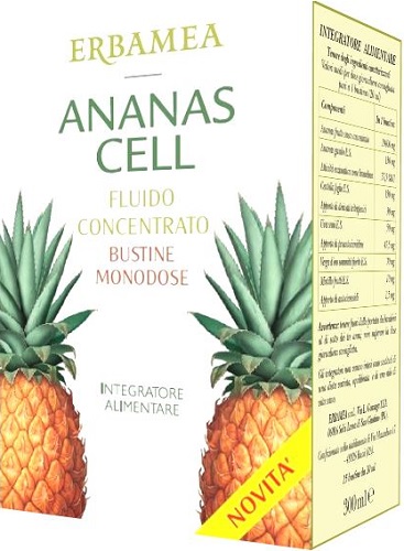ANANAS CELL FLUIDO CONCENTRATO 15 BUSTINE 20 ML - Farmacia De Pasquale