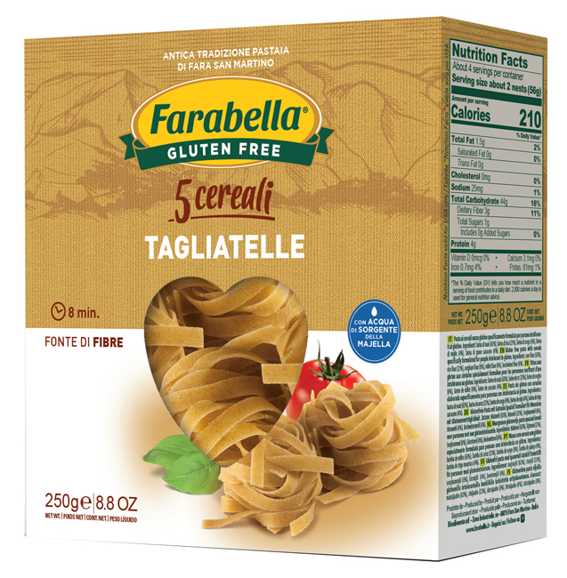 FARABELLA TAGLIATELLE AI 5 CEREALI 250 G - Farmacia De Pasquale