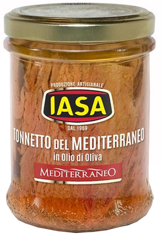 IASA IL GUSTOSO TONNETTO DEL MEDITERRANEO IN OLIO EXTRA VERGINE DI OLIVA 200 G - Farmacia De Pasquale