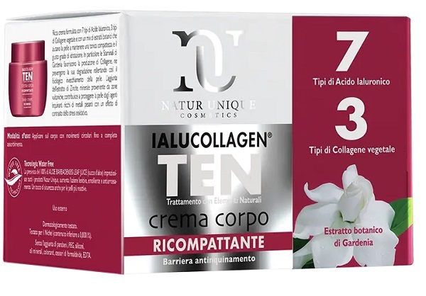 NATUR UNIQUE IALUCOLLAGEN TEN CREMA CORPO RICOMPATTANTE 200 ML - Farmacia De Pasquale