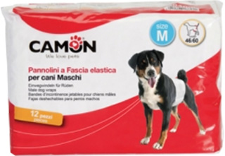 PANNOLINI A FASCIA CANI MASCHI MISURA 3 12 PEZZI - Farmacia De Pasquale