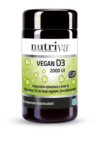 NUTRIVA VEGAN D3 60 COMPRESSE 2000 UI - Farmacia De Pasquale