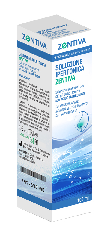 SOLUZIONE IPERTONICA ZENTIVA SPRAY NASALE 100 ML - Farmacia De Pasquale