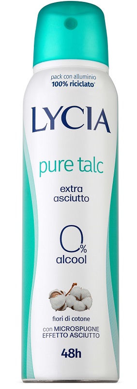 LYCIA SPRAY PURE TALC 150 ML - Farmacia De Pasquale