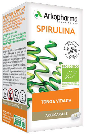 ARKO CAPSULE SPIRULINA BIO 45 CAPSULE - Farmacia De Pasquale