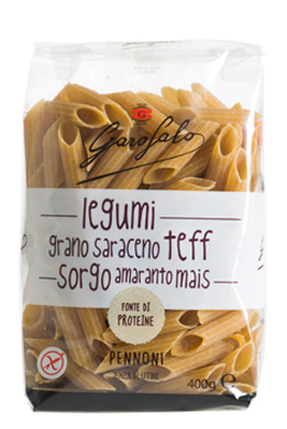 GAROFALO PENNONI PASTA SENZA GLUTINE LEGUMI E CEREALI 400 G - Farmacia De Pasquale