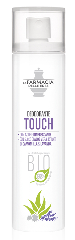 FARMACIA DELLE ERBE DEODORANTE NATURALE TOUCH BIO 100 ML - Farmacia De Pasquale