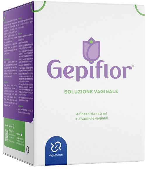 SOLUZIONE VAGINALE GEPIFLOR 4 FLACONI DA 140 ML - Farmacia De Pasquale