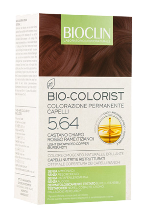 BIOCLIN BIO COLORIST 5,64 CASTANO CHIARO ROSSO RAME TIZIANO - Farmacia De Pasquale
