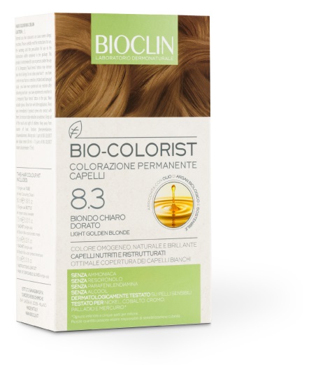 BIOCLIN BIO COLORIST 8,3 BIONDO CHIARO DORATO - Farmacia De Pasquale