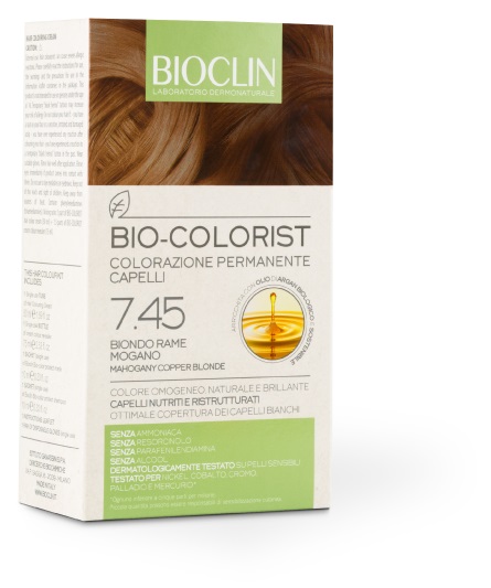 BIOCLIN BIO COLORIST 7,45 BIONDO RAME MOGANO - Farmacia De Pasquale