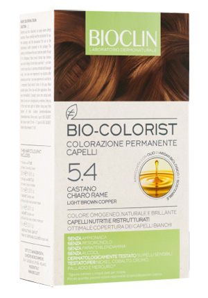 BIOCLIN BIO COLORIST 5,4 CASTANO CHIARO RAME - Farmacia De Pasquale