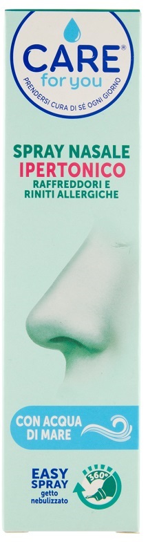 SPRAY NASALE IPERTONICO CARE FOR YOU 125 ML - Farmacia De Pasquale