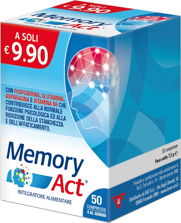 MEMORY ACT 50 COMPRESSE - Farmacia De Pasquale
