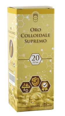 ORO COLLOIDALE SUPREMO 20PPM 100 ML - Farmacia De Pasquale