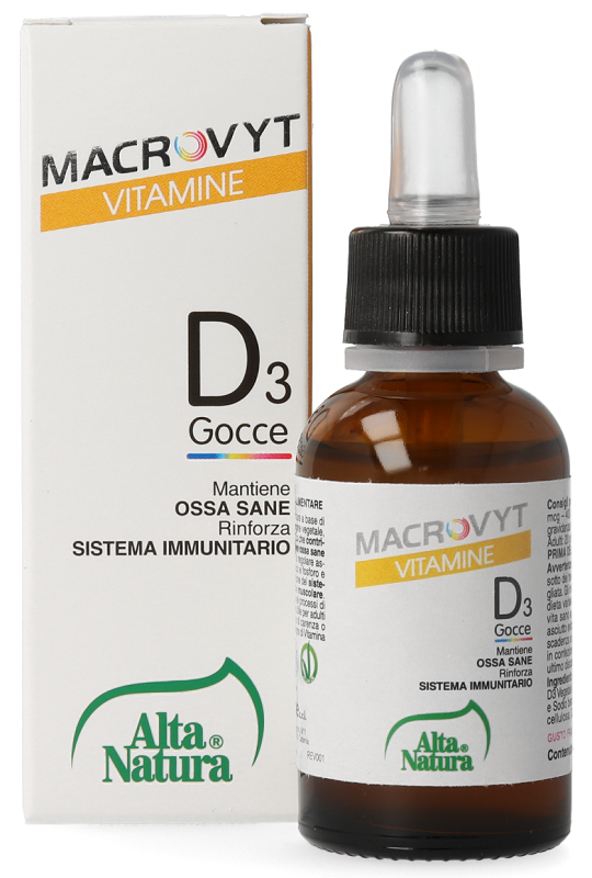 MACROVYT VITAMINA D3 VEG GOCCE 30 ML - Farmacia De Pasquale