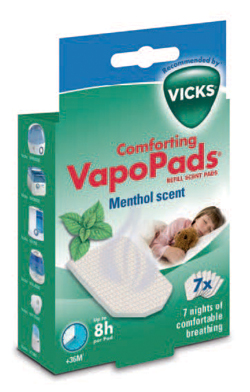 VICKS VAPOPADS MENTHOL SCENT 7 PEZZI - Farmacia De Pasquale