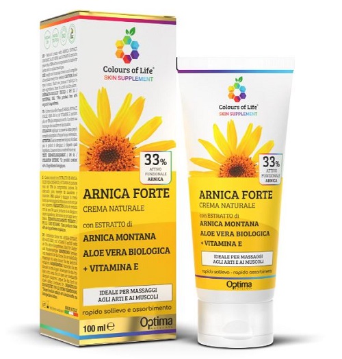 COLOURS OF LIFE SKIN SUPPLEMENT ARNICA FORTE 33% CREMA 100 ML - Farmacia De Pasquale