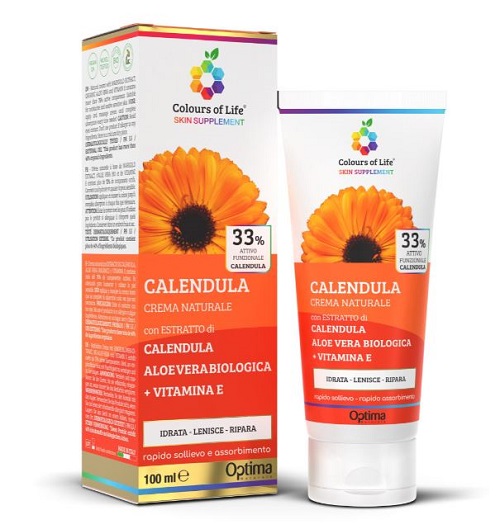COLOURS OF LIFE SKIN SUPPLEMENT CALENDULA CREMA 100 ML - Farmacia De Pasquale