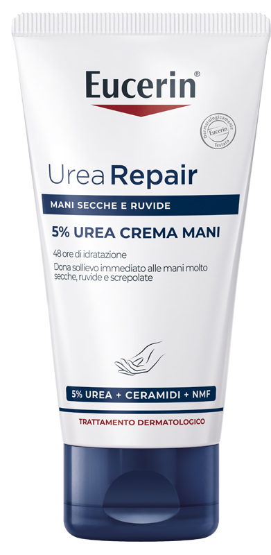 EUCERIN UREAREPAIR CREMA MANI 5% 75 ML - Farmacia De Pasquale