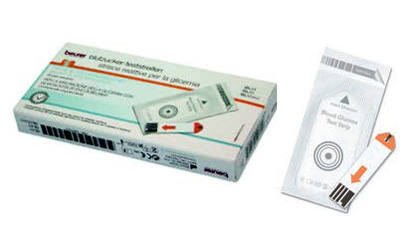 STRISCE MISURAZIONE GLICEMIA BEURER PER GLUCOMETRO GL44/GL50/GL50EVO IN FOIL 25 PEZZI - Farmacia De Pasquale