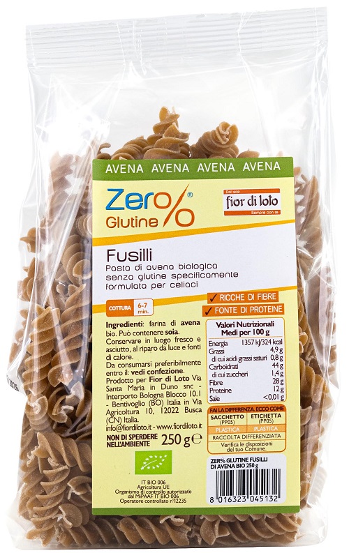 FUSILLI DI AVENA 250 G - Farmacia De Pasquale