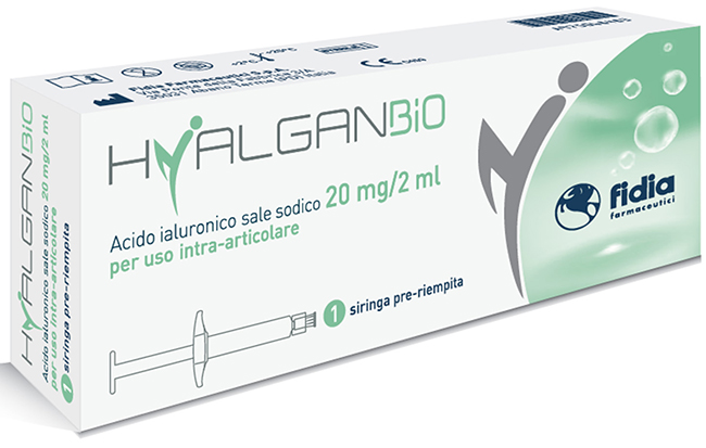 SIRINGA HYALGANBIO INTRA-ARTICOLARE 20MG 2 ML - Farmacia De Pasquale