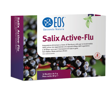 EOS SALIX ACTIVE-FLU 12 BUSTINE GUSTO ARANCIO - Farmacia De Pasquale