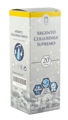 ARGENTO COLLOIDALE SUPREMO 20PPM CERTIFICATO SPRAY CON CONTAGOCCE + EROGATORE NASO + EROGATORE GOLA + EROGATORE PELLE - Farmacia De Pasquale